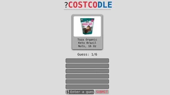 Play Costcodle game