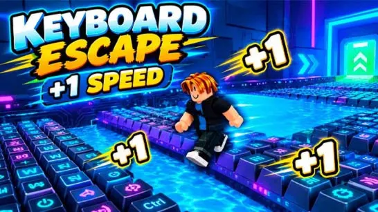 Play Keyboard Escape: +1 Speed game