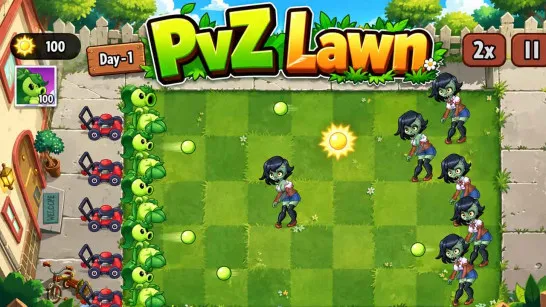 Play PvZ Lawn game