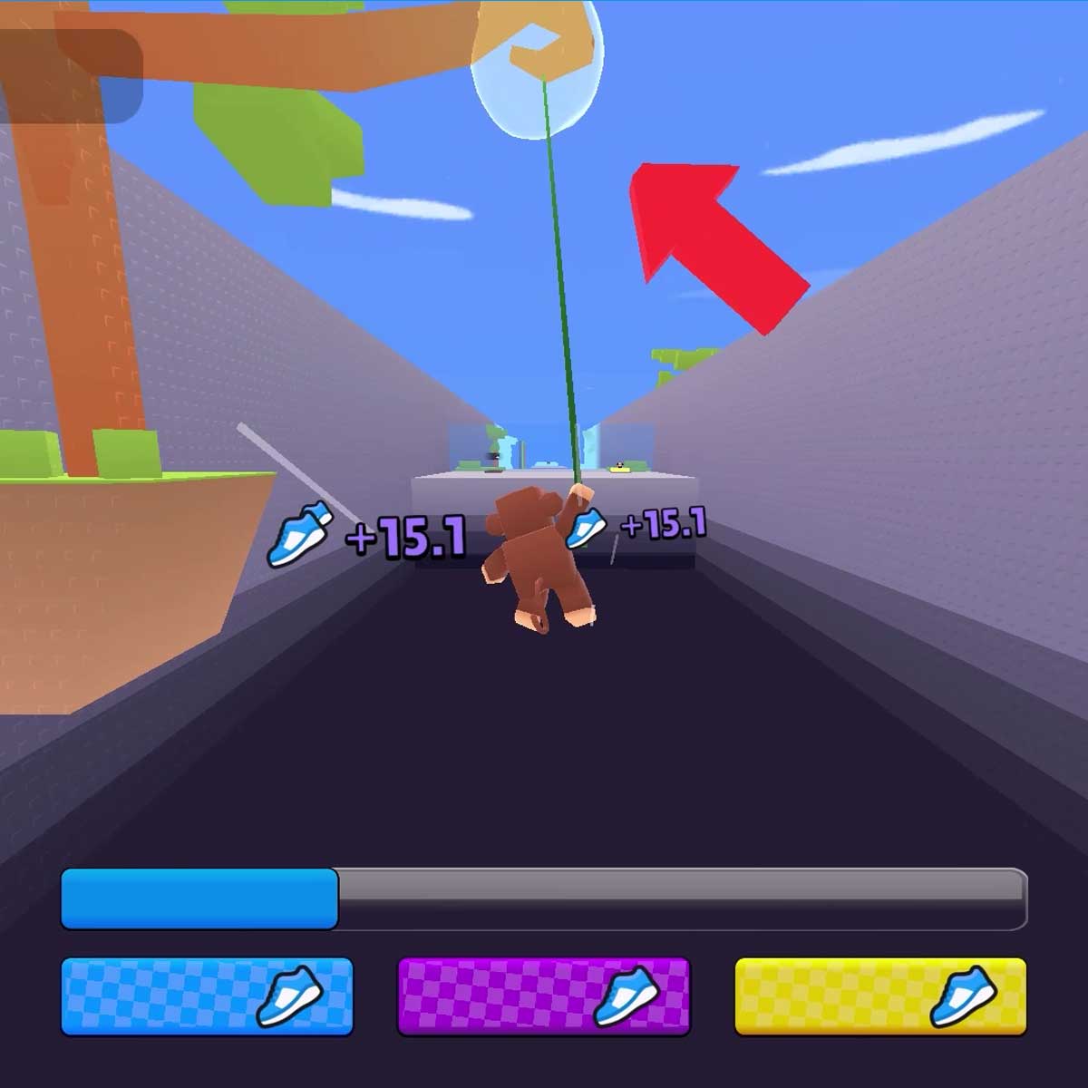+1 Speed - Monkey Parkour Obby gameplay on OopsGames
