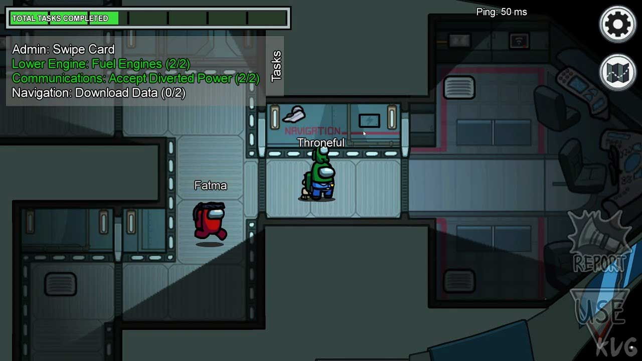 Among Us gameplay on OopsGames