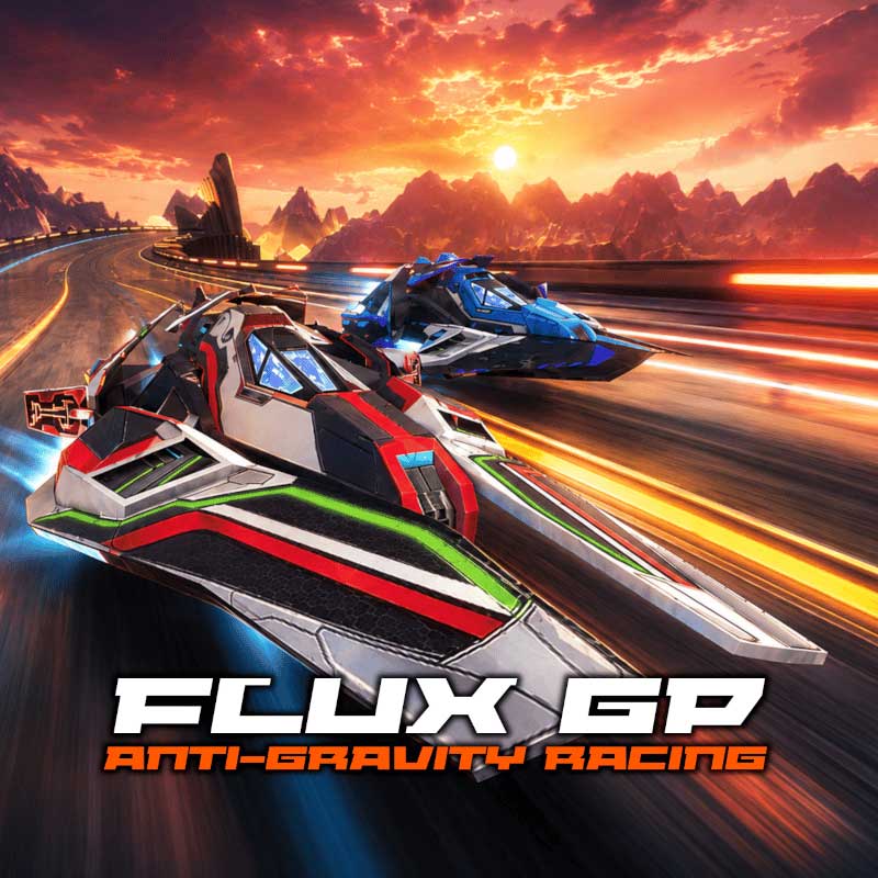 Flux GP: Anti-Gravity Racing gameplay on OopsGames
