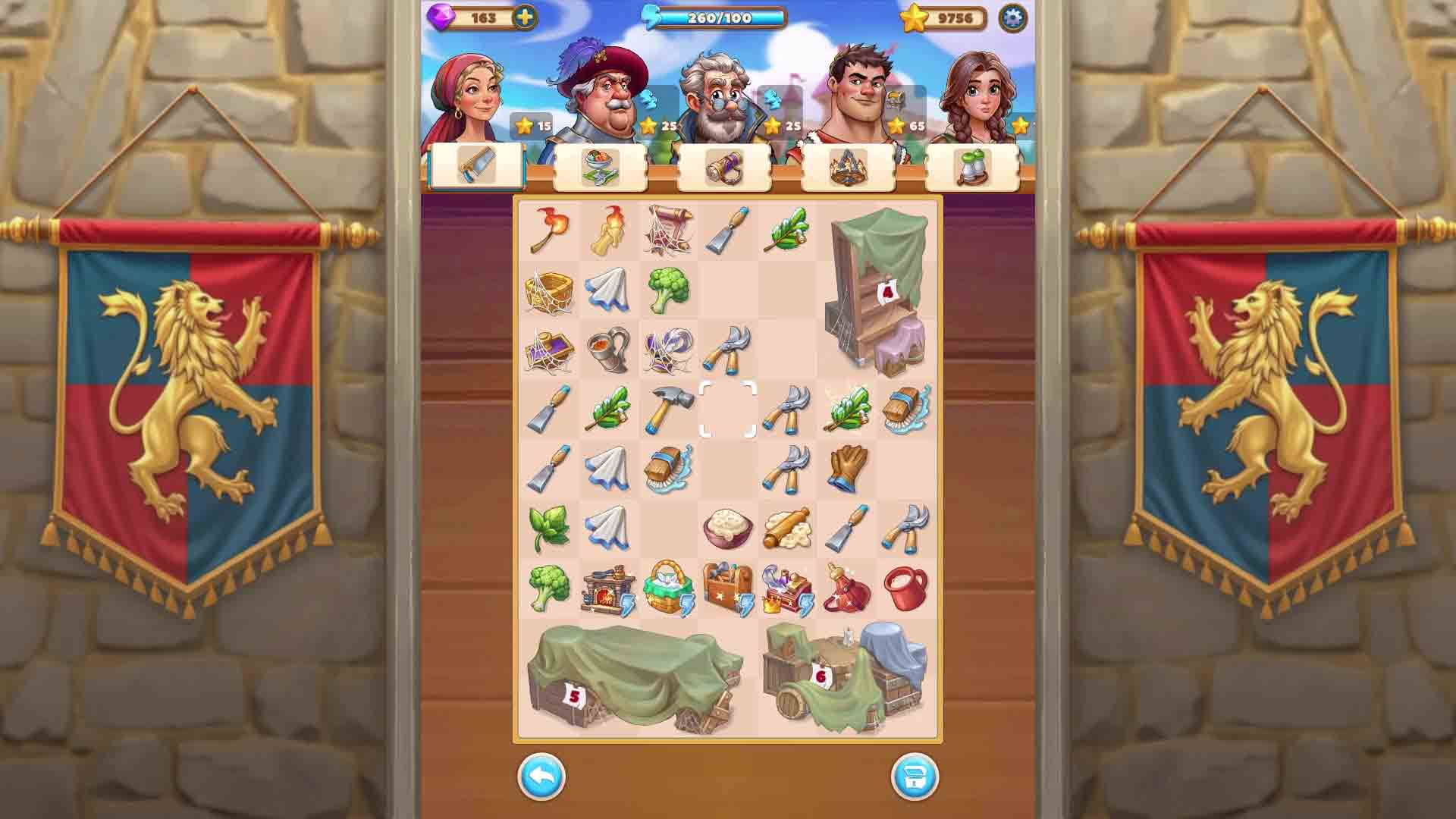 My Castle: Merge & Story gameplay on OopsGames