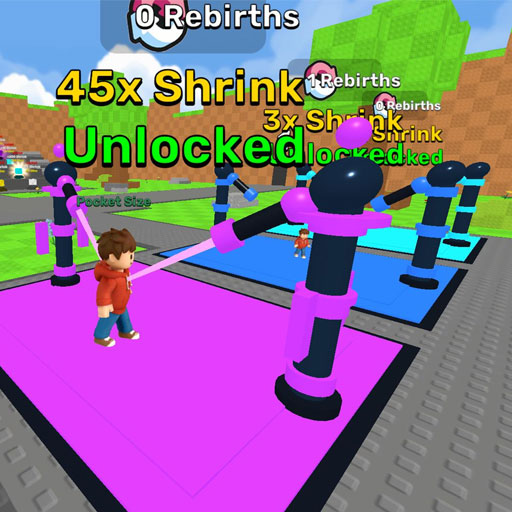 Obby: +1 Shrink per Step gameplay on OopsGames