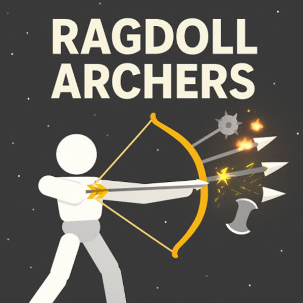 Ragdoll Archers gameplay on OopsGames