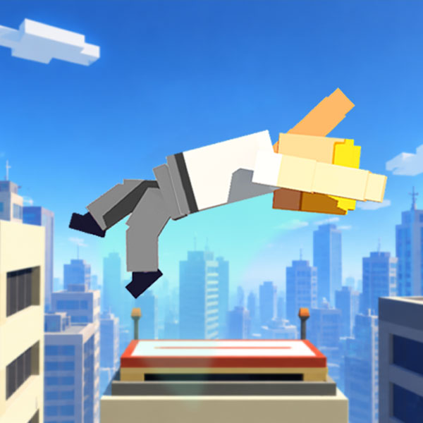 Rooftop Flip gameplay on OopsGames