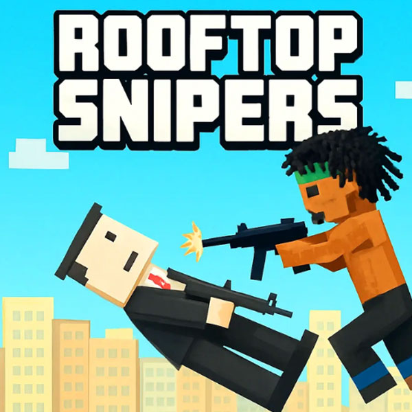 Rooftop Snipers gameplay on OopsGames