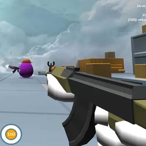 Shell Shockers gameplay on OopsGames
