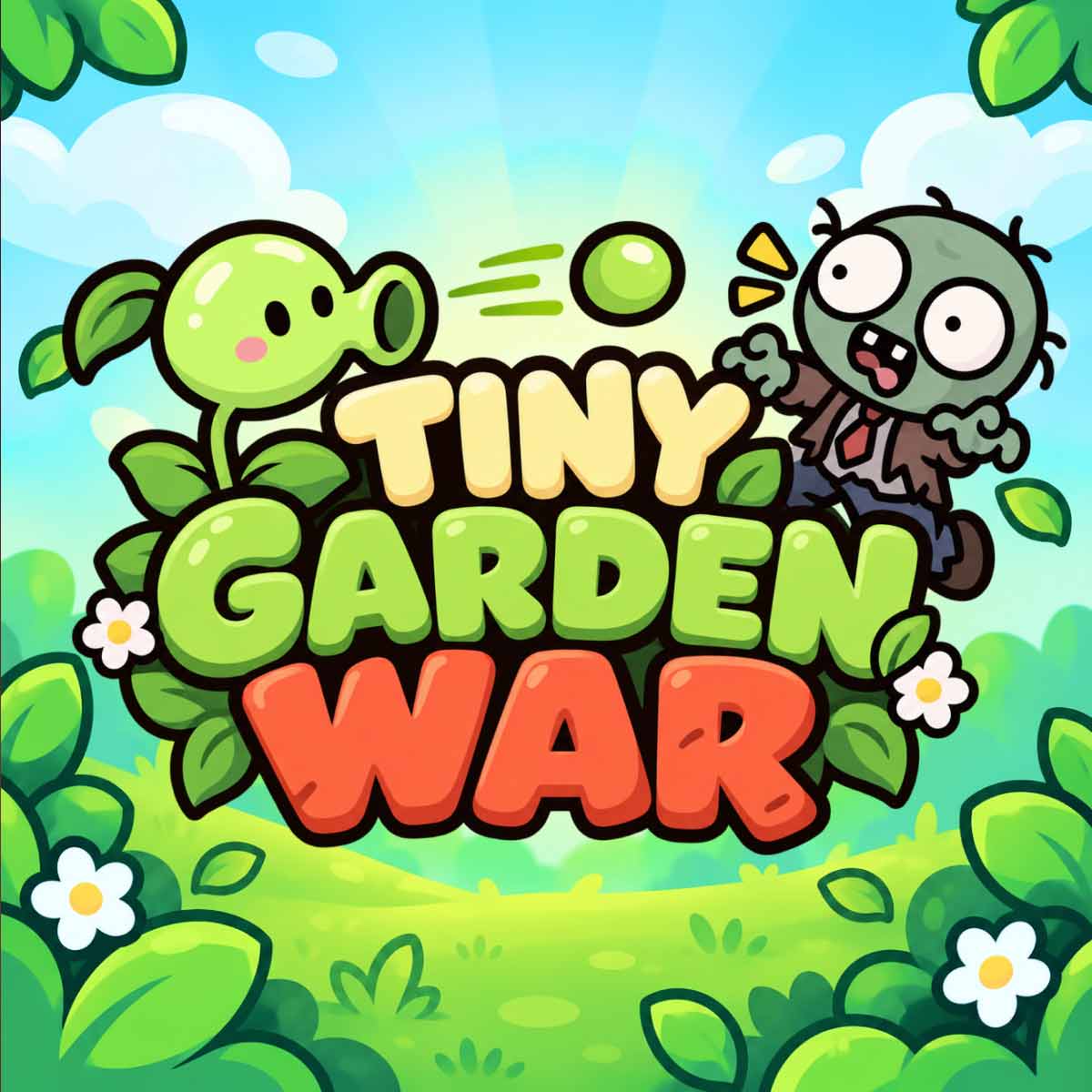 Tiny Garden War gameplay on OopsGames