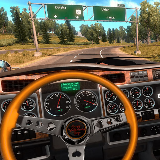 Truck Simulator gameplay on OopsGames